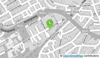 Bekijk kaart van Sportvereniging Vrienden van Zonnegloren in Soest