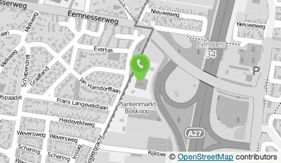 Bekijk kaart van Plantenmarkt Boskoop  in Eemnes