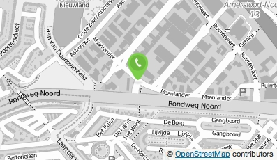 Bekijk kaart van Fitness House Nieuwland in Amersfoort