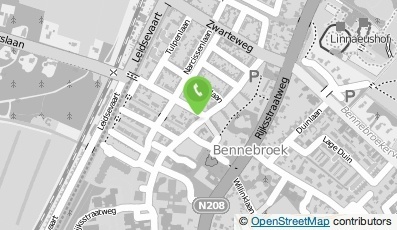 Bekijk kaart van Aannemingsbedrijf Gebroeders Van den Brink in Bennebroek