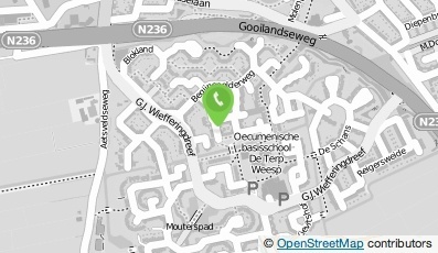 Bekijk kaart van Hoveniersbedrijf Metamorfoos in Weesp