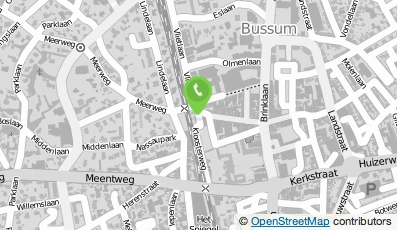 Bekijk kaart van Brasserie Drusius in Bussum