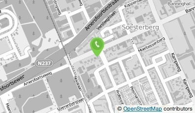 Bekijk kaart van Beheer- en Beleggingsmij.  H.J. Rooze Vastgoed B.V. in Soesterberg