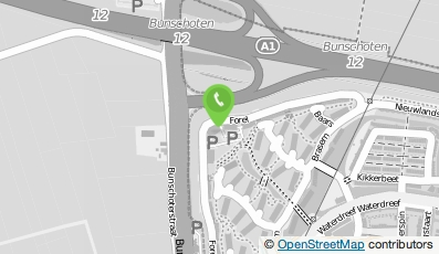 Bekijk kaart van V.O.F. Autorijschool Van Diermen in Bunschoten-Spakenburg
