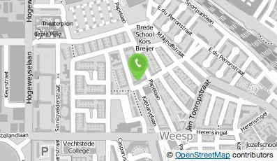 Bekijk kaart van Autorijschool M. Voogt in Weesp