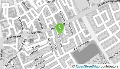 Bekijk kaart van Howarth & Howarth in Bussum