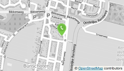Bekijk kaart van Metselbedrijf J. Koelewijn  in Bunschoten-Spakenburg