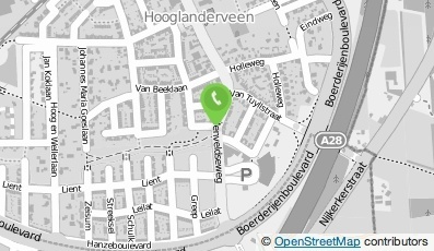 Bekijk kaart van Studio Kwadraat  in Hooglanderveen