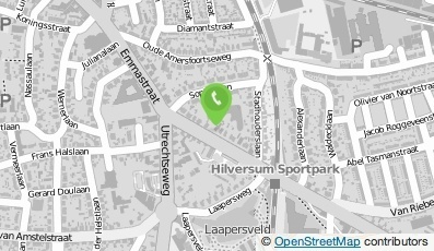 Bekijk kaart van Dierenartsenpraktijk Soestdijkerstraatweg in Hilversum