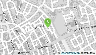 Bekijk kaart van Huiswerkt  in Bussum