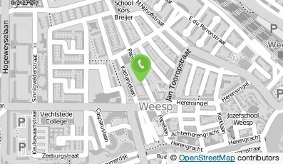 Bekijk kaart van Pedicuresalon Hennie Klercq  in Weesp