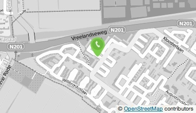 Bekijk kaart van Klussen- en Onderhoudsbedrijf R.M. van Beek in Hilversum