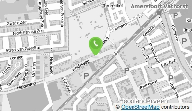 Bekijk kaart van Medisch Pedicure Hooglanderveen in Hooglanderveen