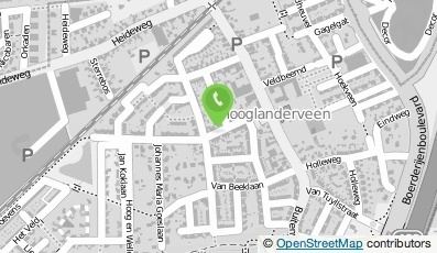 Bekijk kaart van Bouwbedrijf de Bruin  in Hooglanderveen
