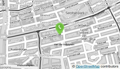 Bekijk kaart van Van Ostade Garage in Amsterdam