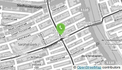 Bekijk kaart van Amsterdamse Naaimachine Centrale Wouters V.O.F. in Amsterdam