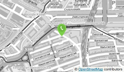 Bekijk kaart van Coffeeshop Eastwood in Amsterdam