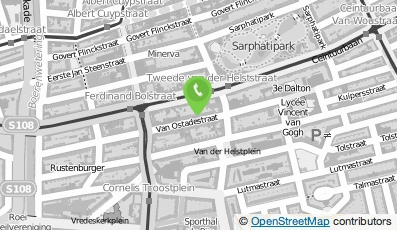 Bekijk kaart van Van Ostade Bicycle Hotel in Amsterdam