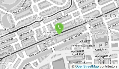 Bekijk kaart van Dansschool Cary Wennink in Amsterdam