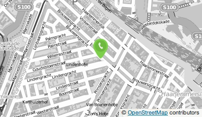 Bekijk kaart van Café Thijssen in Amsterdam