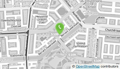 Bekijk kaart van tandartspraktijk Shapiro in Amsterdam
