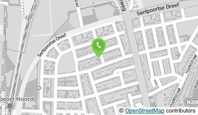 Bekijk kaart van Veronica van Amerongen Boomverzorging in Santpoort-Noord