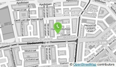 Bekijk kaart van Geuzinge Inter Project in Amsterdam