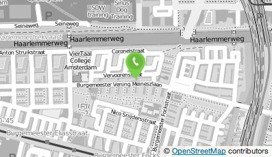 Bekijk kaart van ACCT Amsterdam Tandheelkunde B.V. in Amsterdam