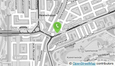 Bekijk kaart van Drukkerij 'Overtoom' in Amsterdam
