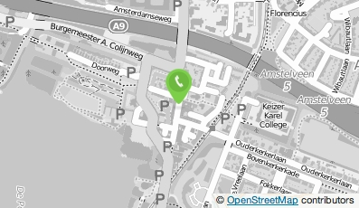 Bekijk kaart van Hoogeveen architecten in Amstelveen