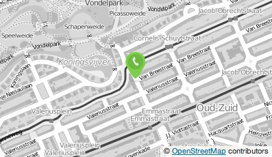 Bekijk kaart van V.O.F. Amadina in Amsterdam