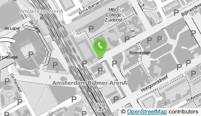 Bekijk kaart van Paviljoen Kleine Arena in Amsterdam