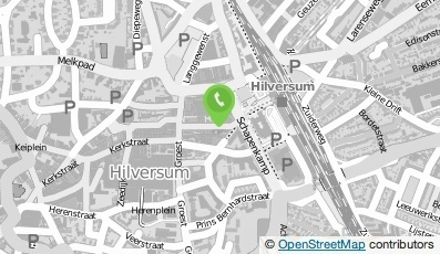 Bekijk kaart van Kledingreparatie De Gouden Naald in Hilversum