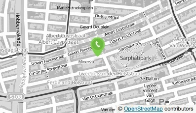 Bekijk kaart van V.O.F. Brandstoffenhandel Firma Van der Hoek in Amsterdam