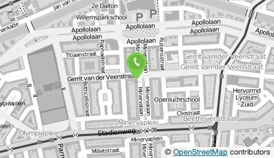 Bekijk kaart van Studio Karina van den Berg  in Amsterdam