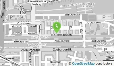 Bekijk kaart van Hoveniersbedrijf het Nieuwe Blad in Amsterdam
