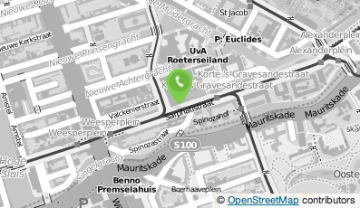 Bekijk kaart van StudiJob Uitzendbureau B.V. in Amsterdam
