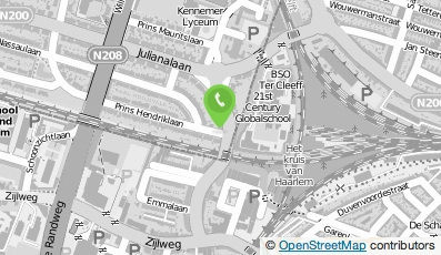 Bekijk kaart van Ingrid Looijmans Communic. Public Relat. & Media Contact. in Haarlem