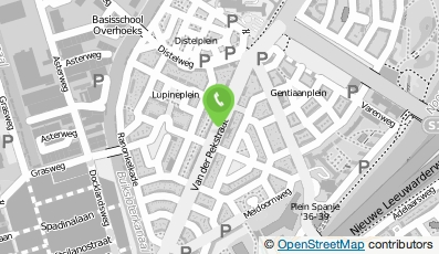 Bekijk kaart van Supermarkt Van der Pek in Amsterdam