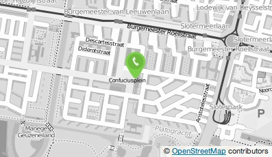 Bekijk kaart van Grieks Specialiteitenrestaurant Plato in Amsterdam