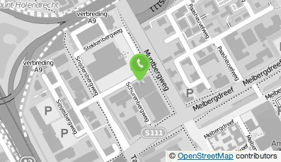 Bekijk kaart van CenturyLink Communications NL B.V. in Amsterdam Zuidoost