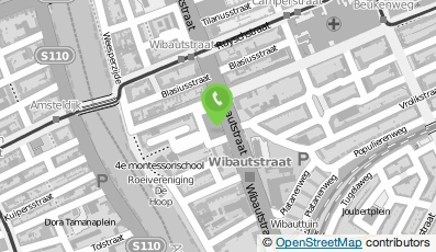 Bekijk kaart van Rijwielhandel De Stadsfiets in Amsterdam