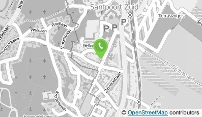 Bekijk kaart van Bloemenmagazijn Kappert-Jonker  in Santpoort-Zuid