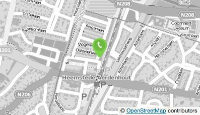 Bekijk kaart van Bloemenshop 'Kirsten' in Heemstede