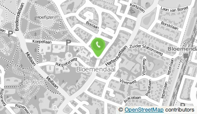 Bekijk kaart van Hoenderdos Music-All in Bloemendaal