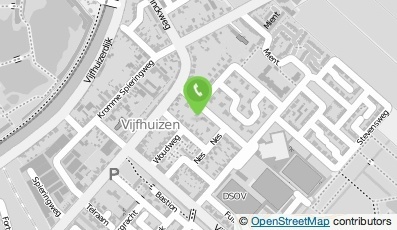 Bekijk kaart van V.O.F. L. van Wijk  in Vijfhuizen