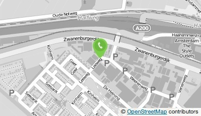 Bekijk kaart van A.P.K. Station De Weeren in Zwanenburg
