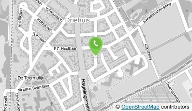 Bekijk kaart van Groenendaal Holding  in Driehuis
