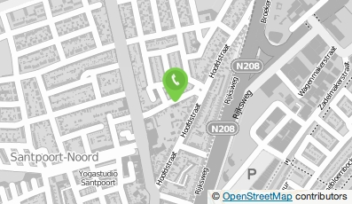 Bekijk kaart van Huid- en Voetverzorging Santpoort in Santpoort-Noord
