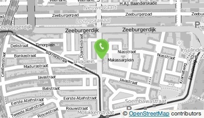 Bekijk kaart van Afrikaanse Kapsalon The Friends in Amsterdam
